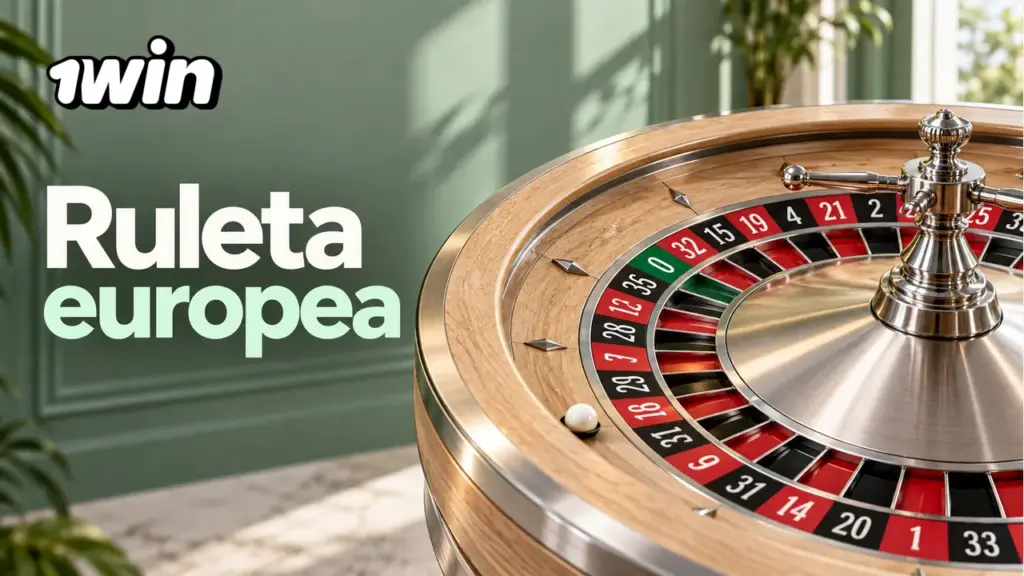 Ilustración de ruleta europea para México