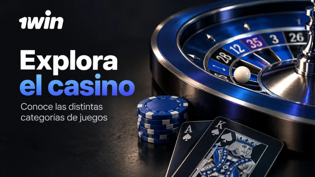 Ilustración de categorías de casino para México